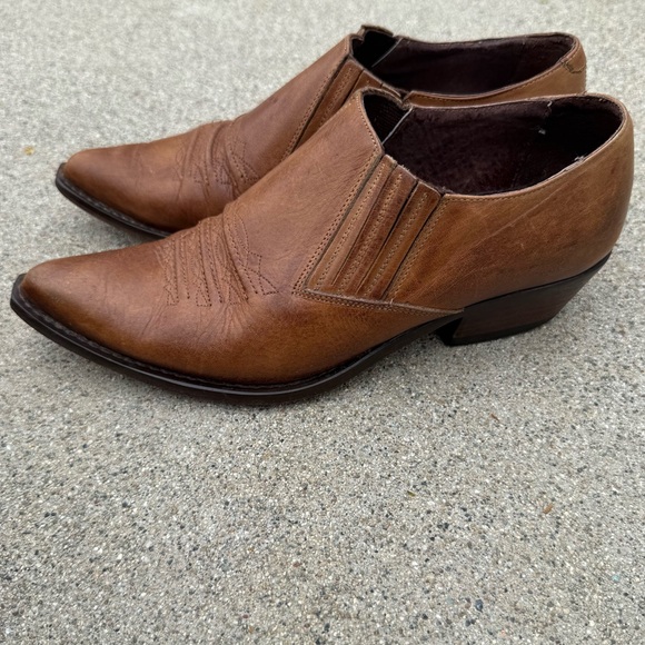 Guess by Georges Marciano Vintage Western Booties pointed toe ankle boots 8.5 - Picture 4 of 10